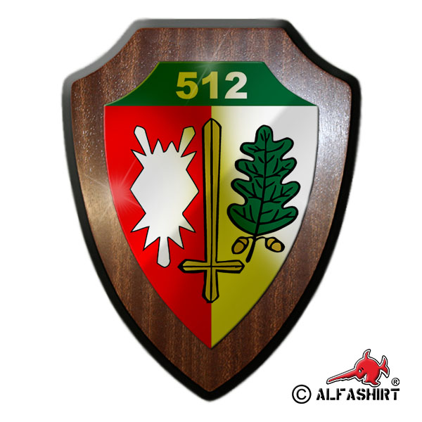 Herald Battalion - Jägerbataillon 512 JgBtl BW Heraldic Badge Hunter Unit # 17158