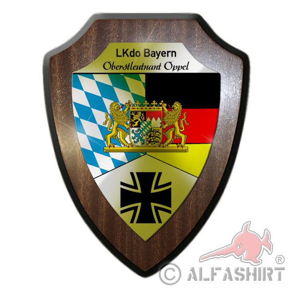 Wappenschild LKdo Bayern KVK Augsburg Land TYP3#39342
