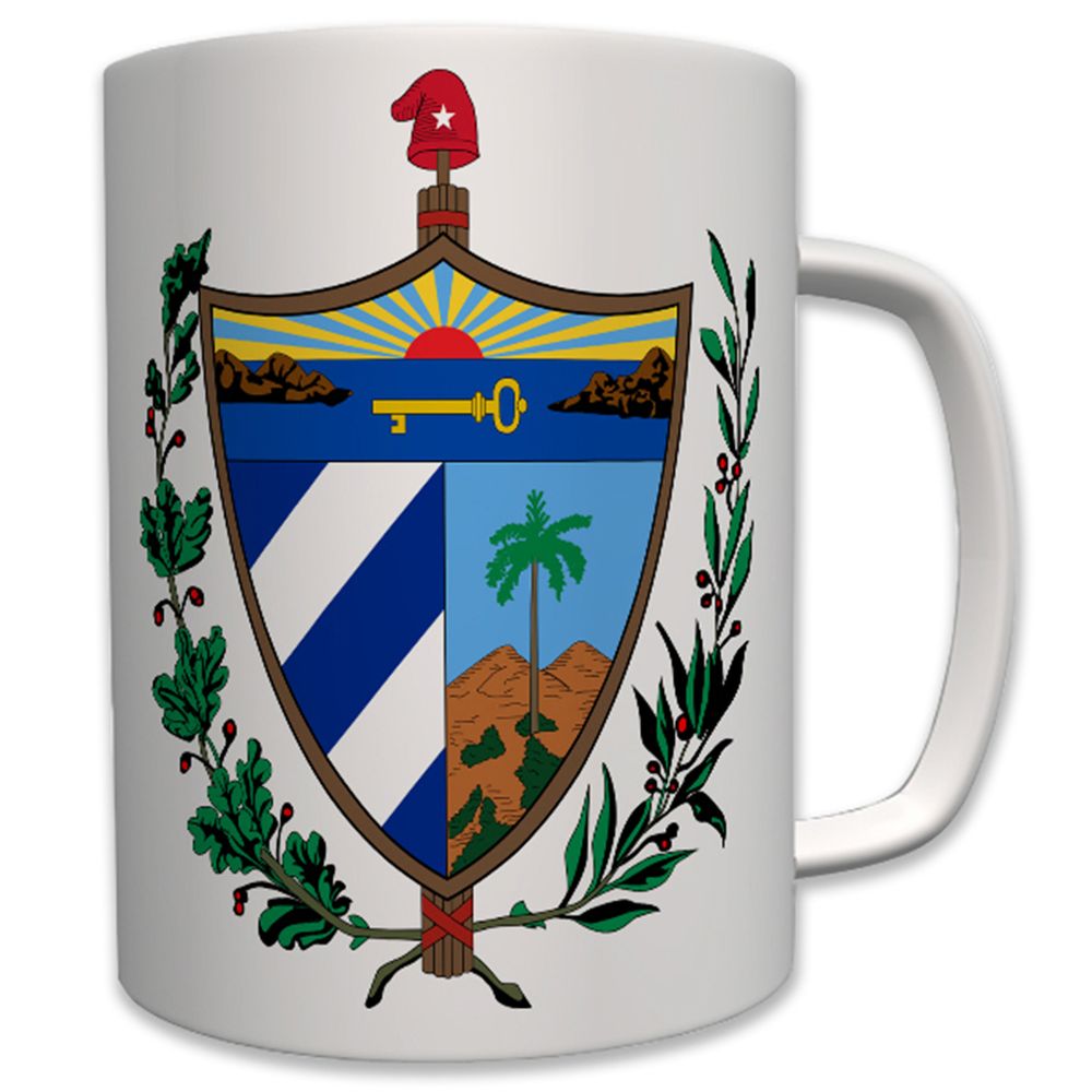Kuba Karibik Havanna Wappen Emblem Abzeichen - Tasse Becher Kaffee #6535