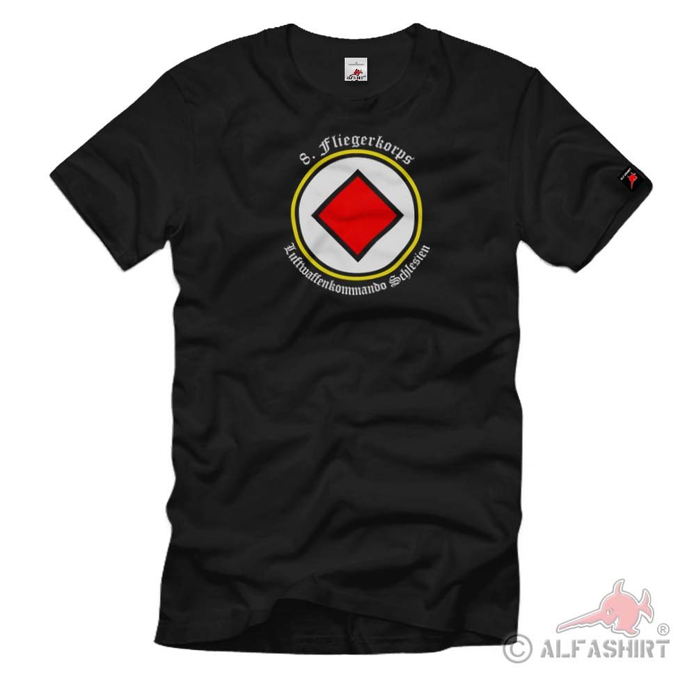 8th Fliegerkorks LWK Silesia Luftwaffenkommando WW2 Coat of Arms T Shirt # 1811
