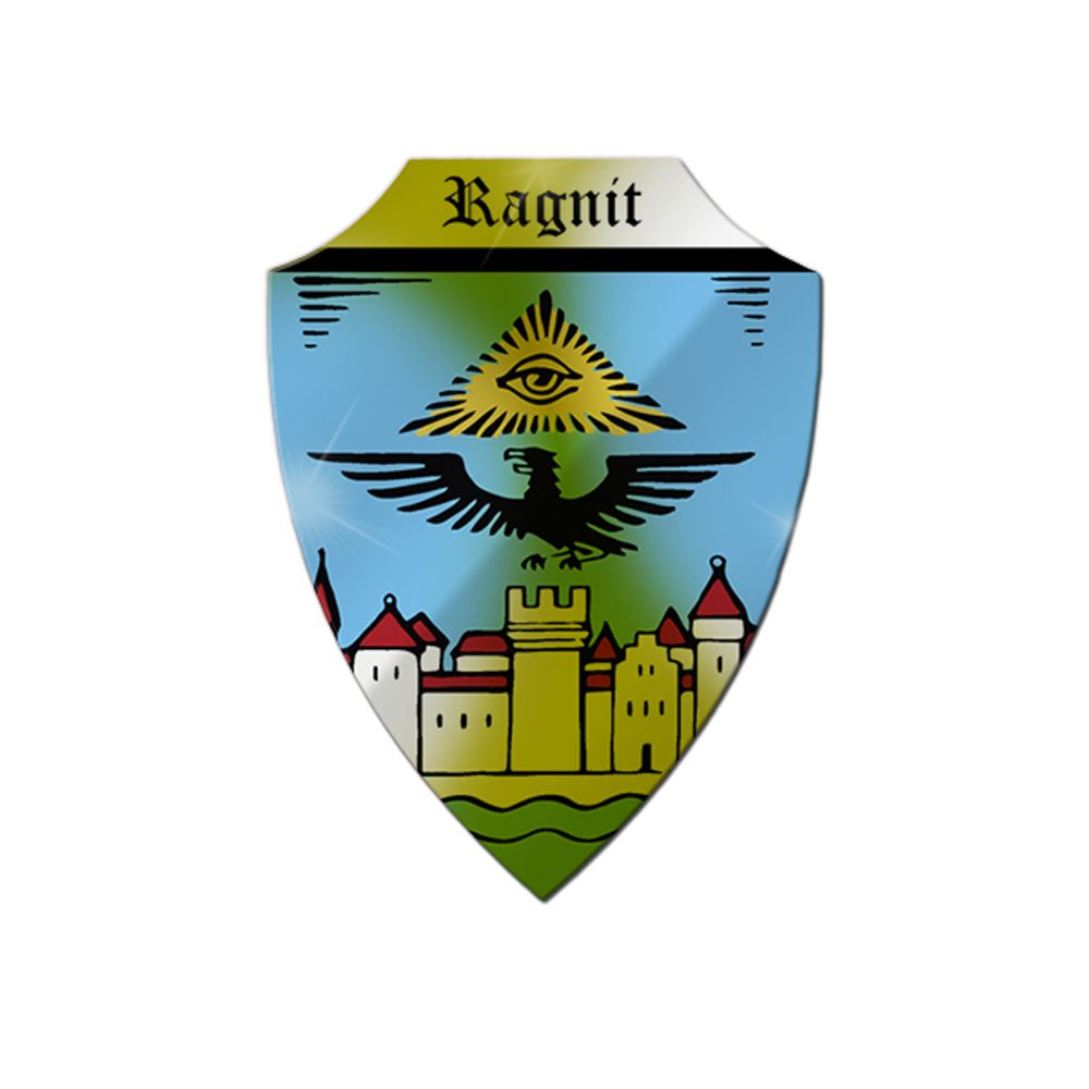Aluschild Ragnit Stadt Ostpreußen Heimat Tafel Schild Emblem Preußen #23400