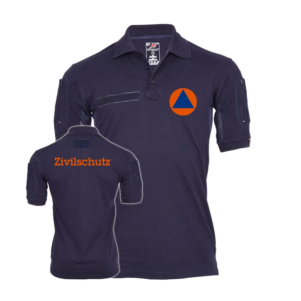 Tactical Poloshirt Zivilschutz Orange #K03451