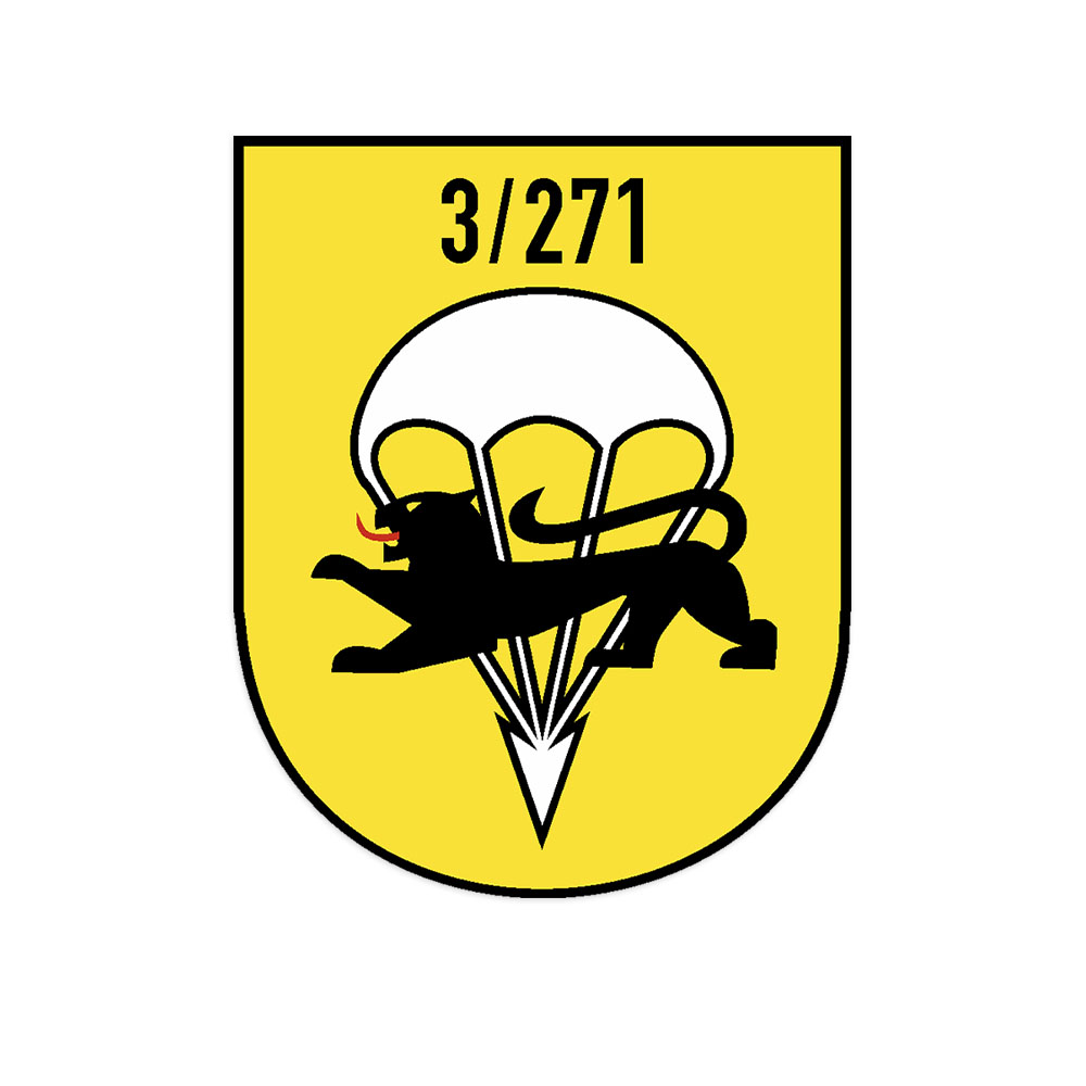 3 FschJgBtl 271 parachute battalion parachute hunters 7x6cm #A6116