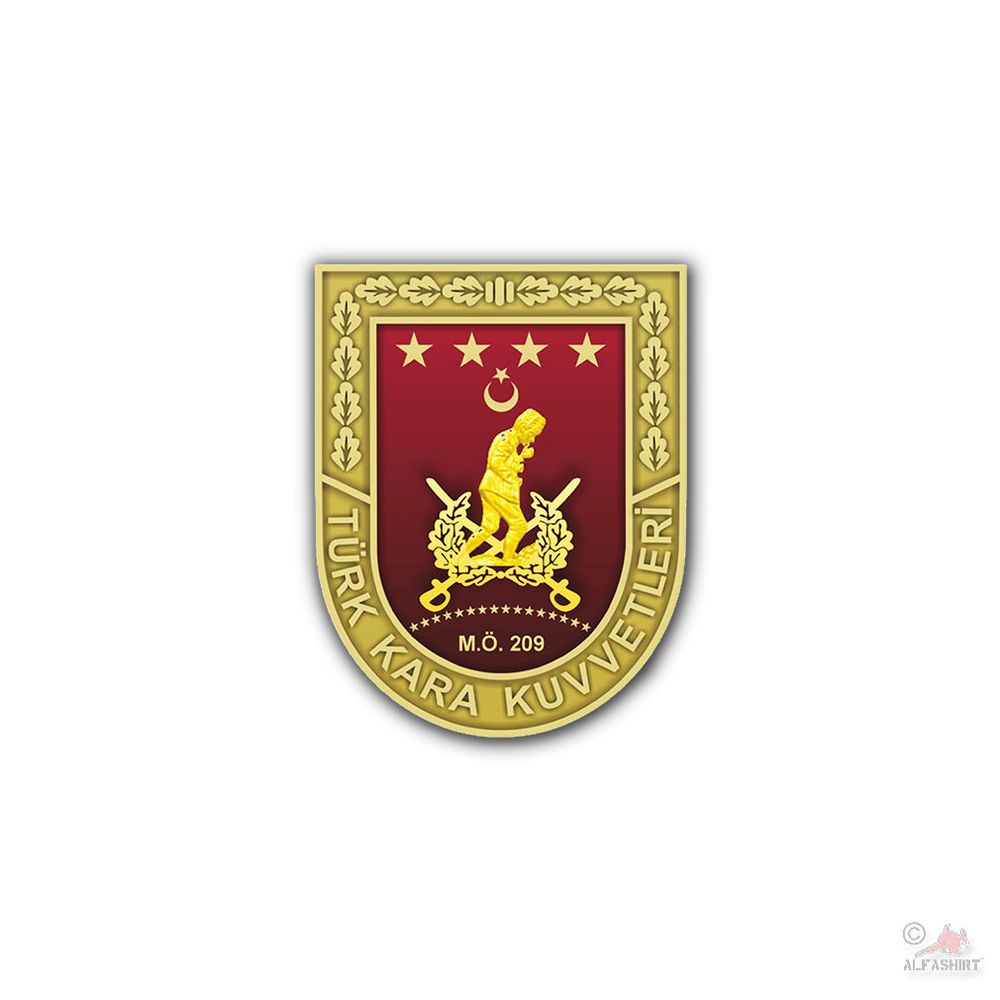 Türk Kara Kuvvetleri Turkey Turkish Land Forces Sticker 7x6 cm # 4703