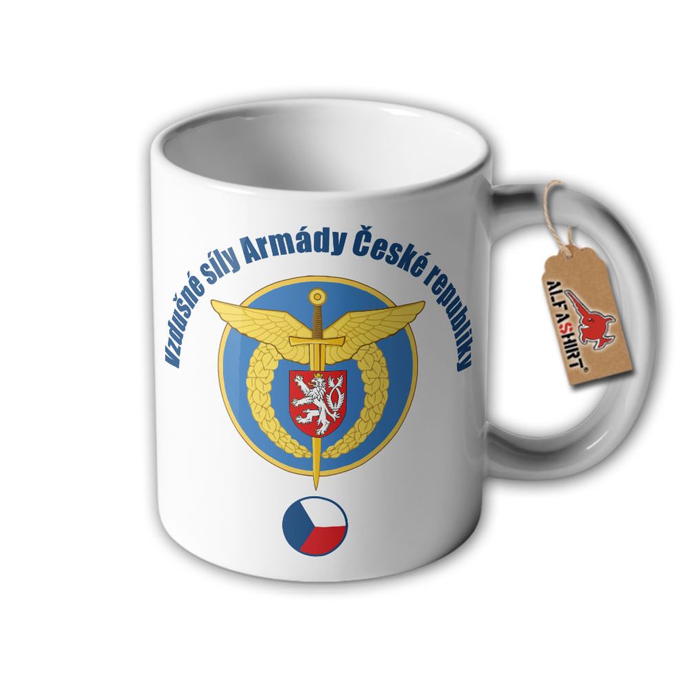 Cup Air Force of the Czech Republic Crest Badge #32914