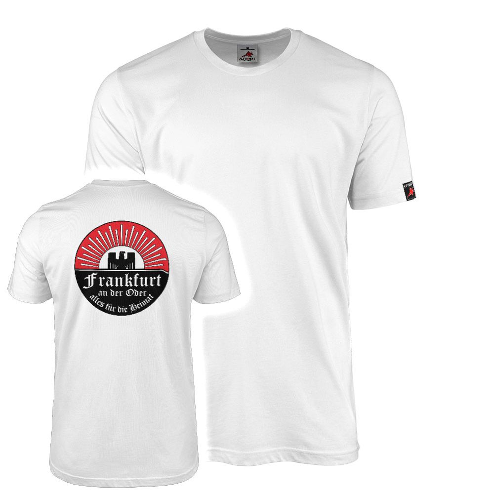 T-Shirt Logo Wappen Frankfurt an der Oder Heimat Brandenburg Kleiststadt#46919