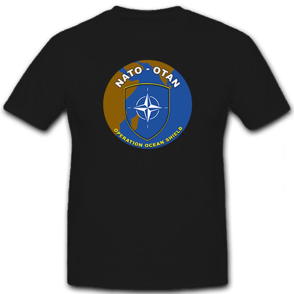 NATO Operation Ocean Shield badge - T Shirt #6561