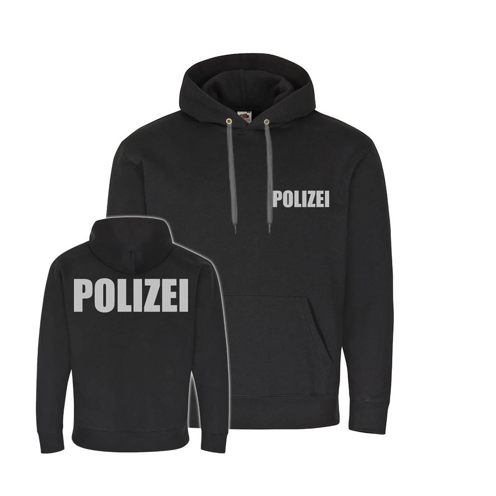 Polizei Hoodie Pullover Reflektierend Sicherheit Dienstkleidung Amt #30203