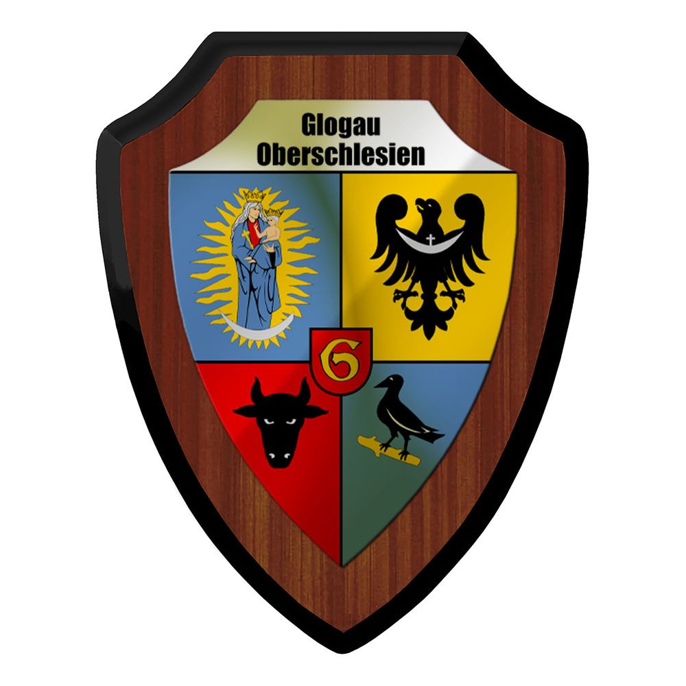 Wappenschild Glogau Schlesien Oberschlesien Niederschlesien Polen Głogów #44395