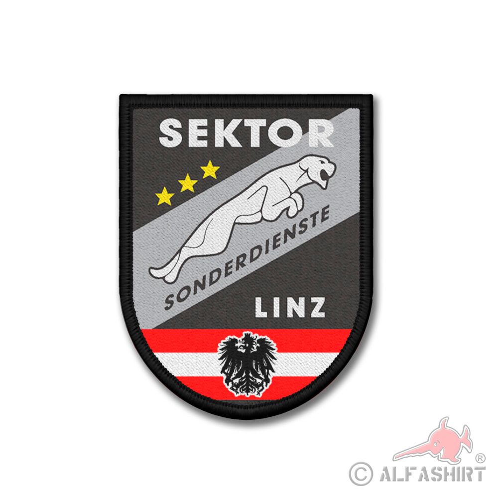 Patch Sector Linz Police PI Special Services Badge Austria 9x7cm # 26192