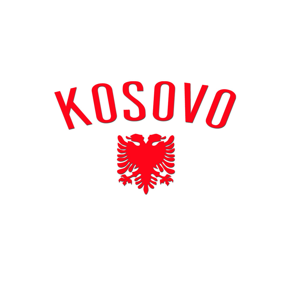 Kosovo Albania Albanian Albania Kosovo eagle sticker 20 x 12 cm A5606