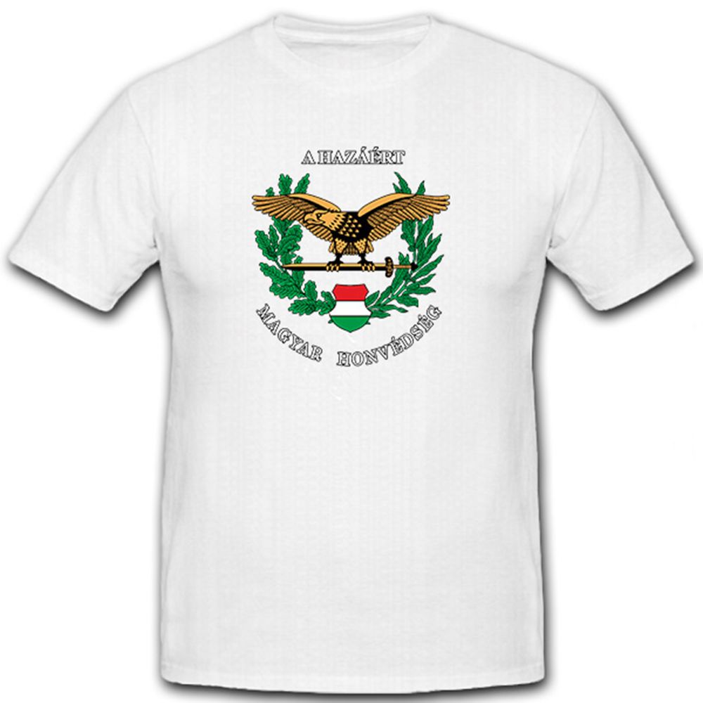 Hungarian Armed Forces - Magyar Honv Military Army Crest - T Shirt # 11167