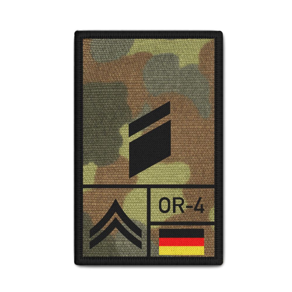 Rank Patch Bundeswehr Heer Luftwaffe Marine Flecktarn #BW-Patch