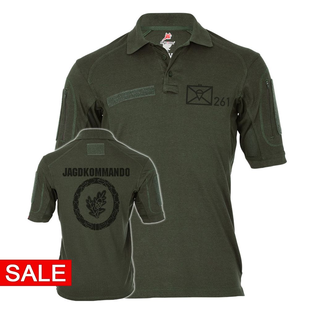 SALE Tactical polo shirt size. 2XL - FschJgBtl 261 Jagdkommando EKL 2 #R54