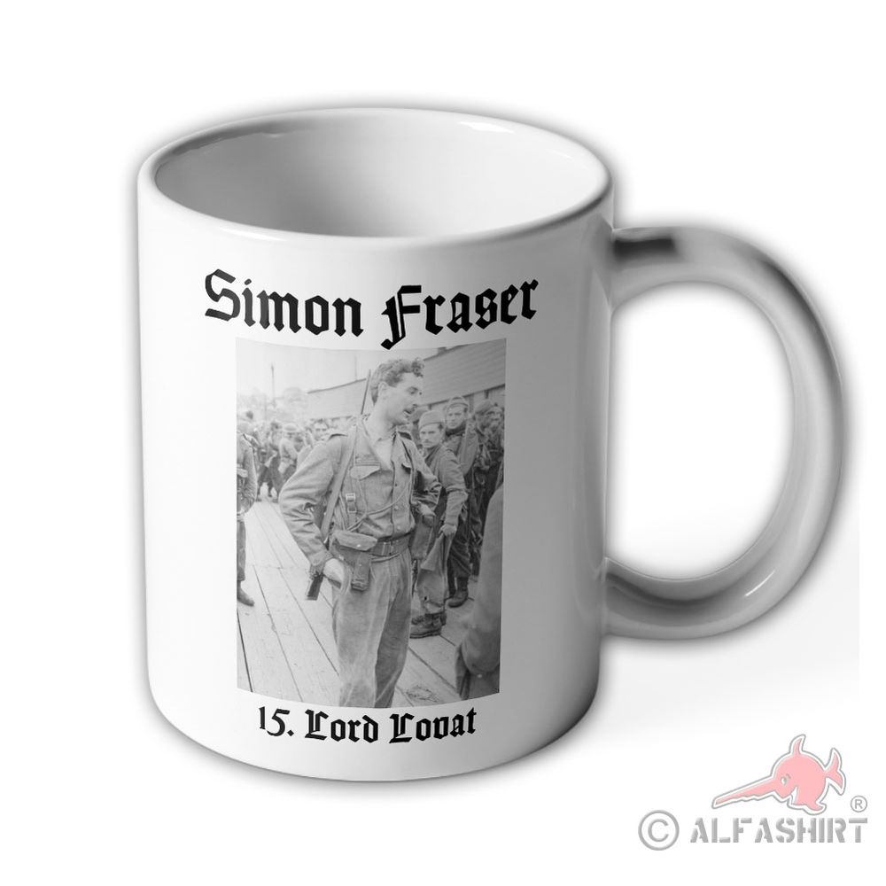 Tasse Simon Fraser 15 Lord Lovat Commandos British Army #40570