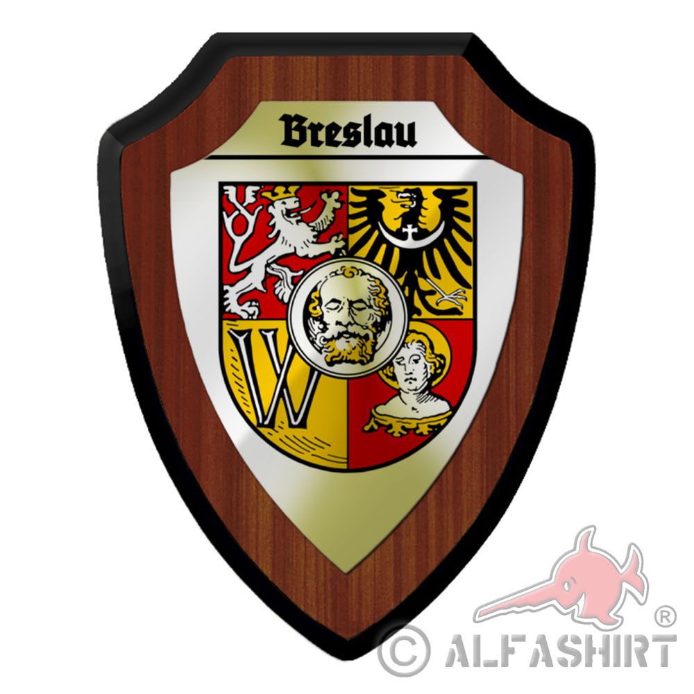 Wappenschild Breslau Preußen Deutschland Andenken Emblem #40930