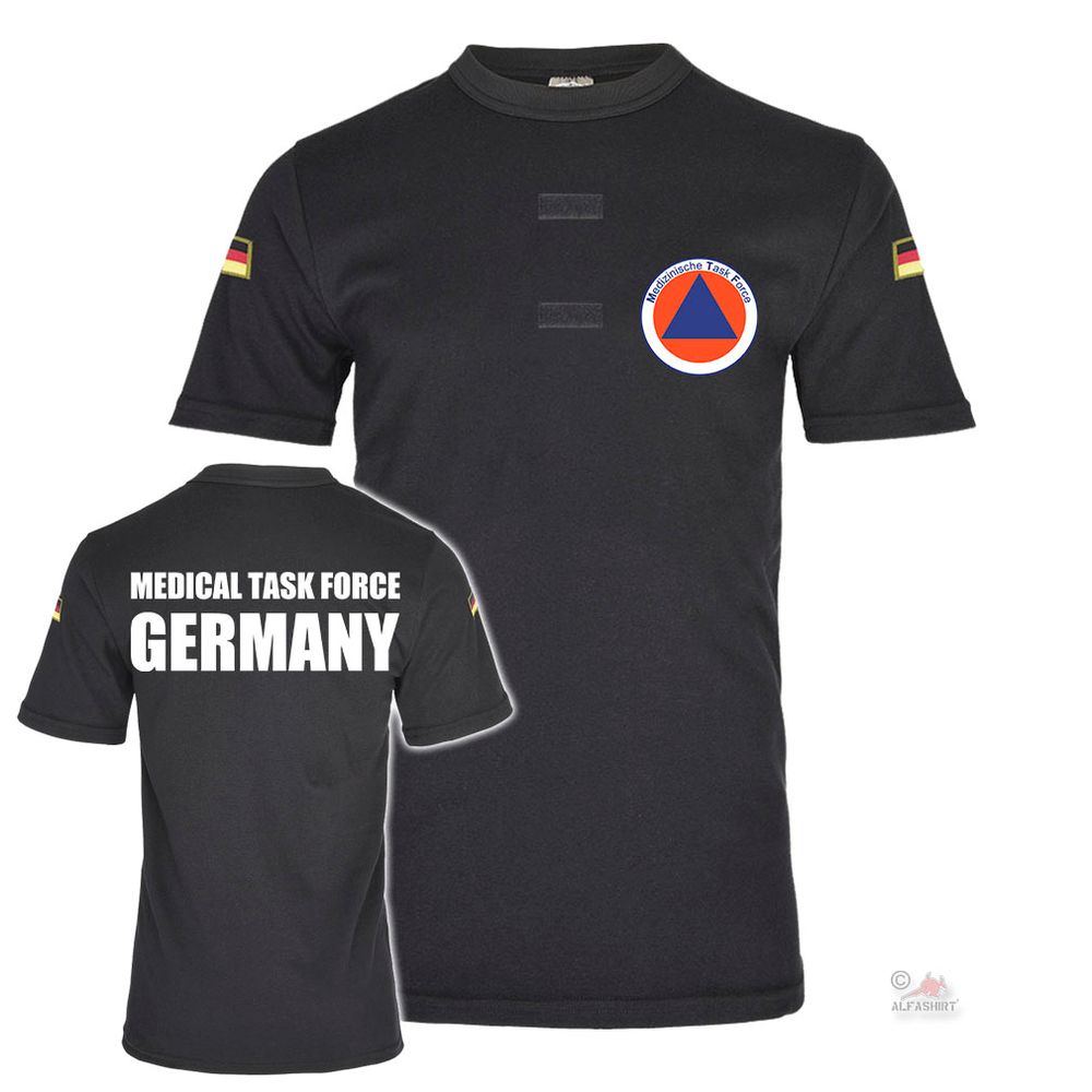 BW tropics black Medical Tasks Force Germany Medical MTF T-Shirt #39160