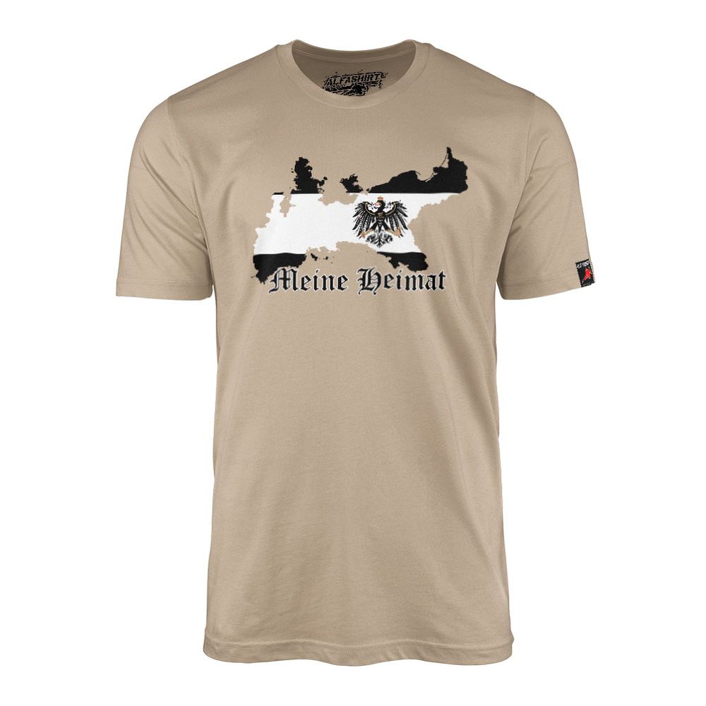 Preußen Landkarte Adler Wappen Fahne Flagge Deutschland - T Shirt #12933