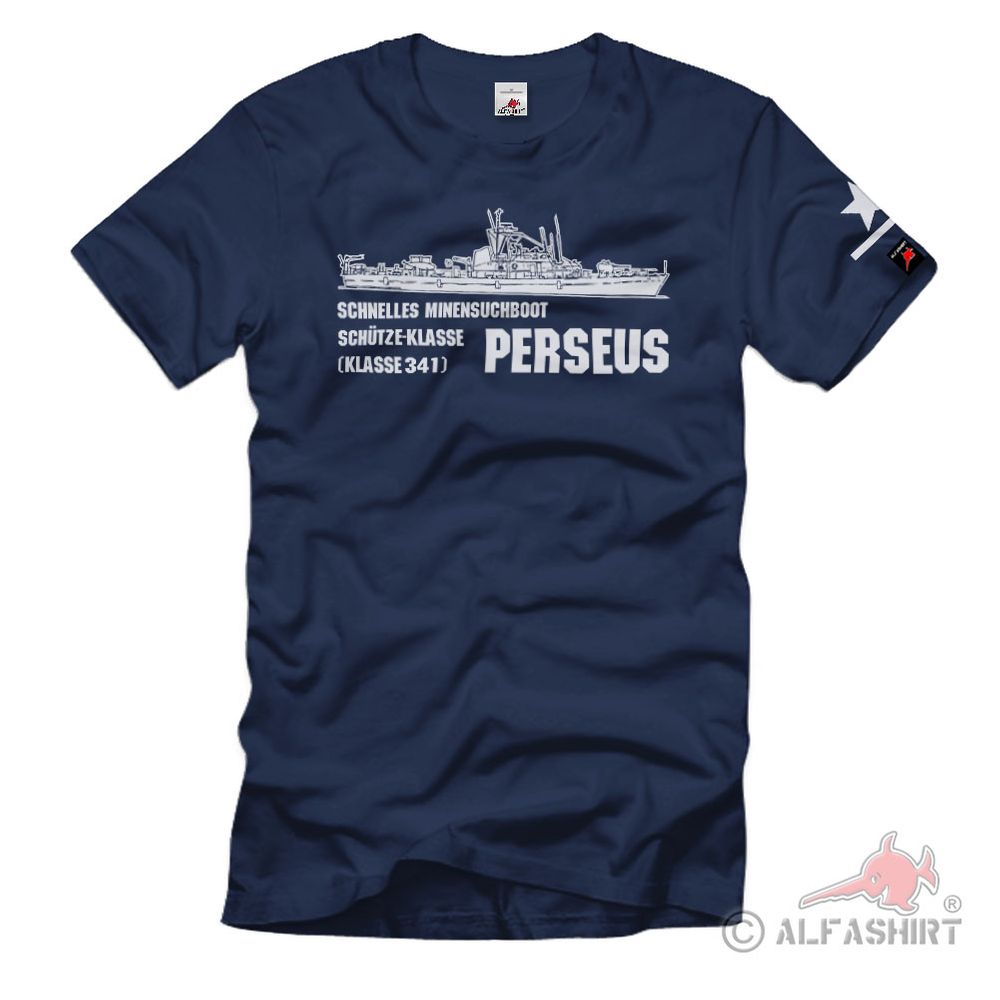 schnelles Minensuchboot Perseus M 1090 Schütze-Klasse 341 T-Shirt#35556