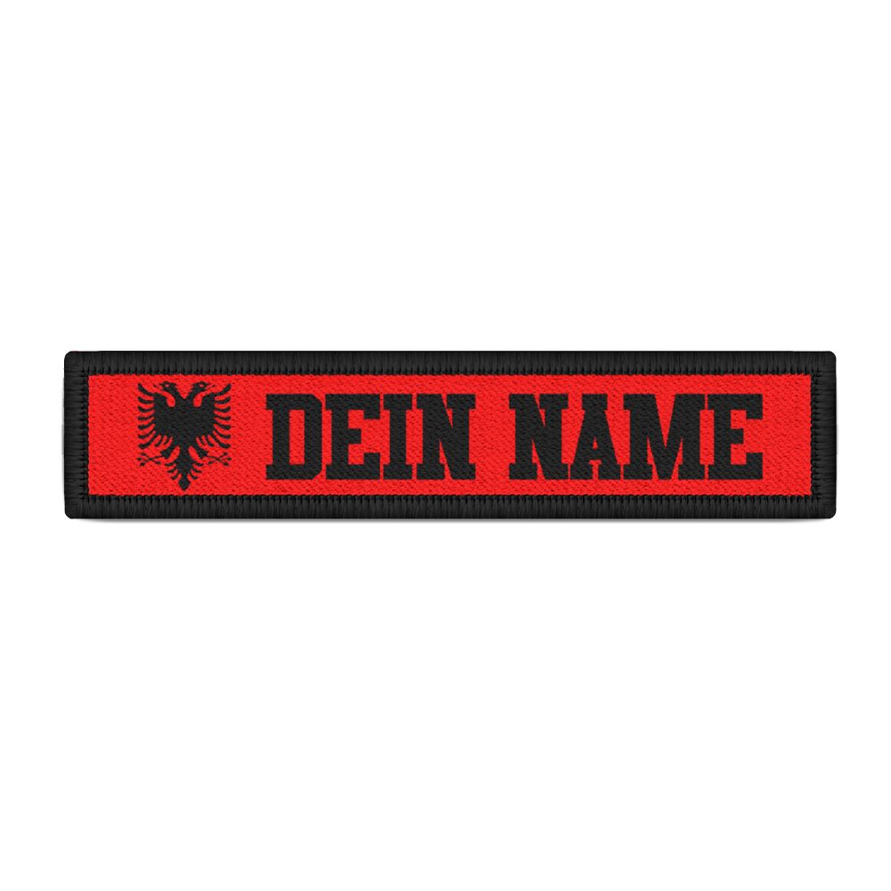 Name patch Albania YOUR NAME Personalized Balkan Tirana Velcro Uniform # 36303
