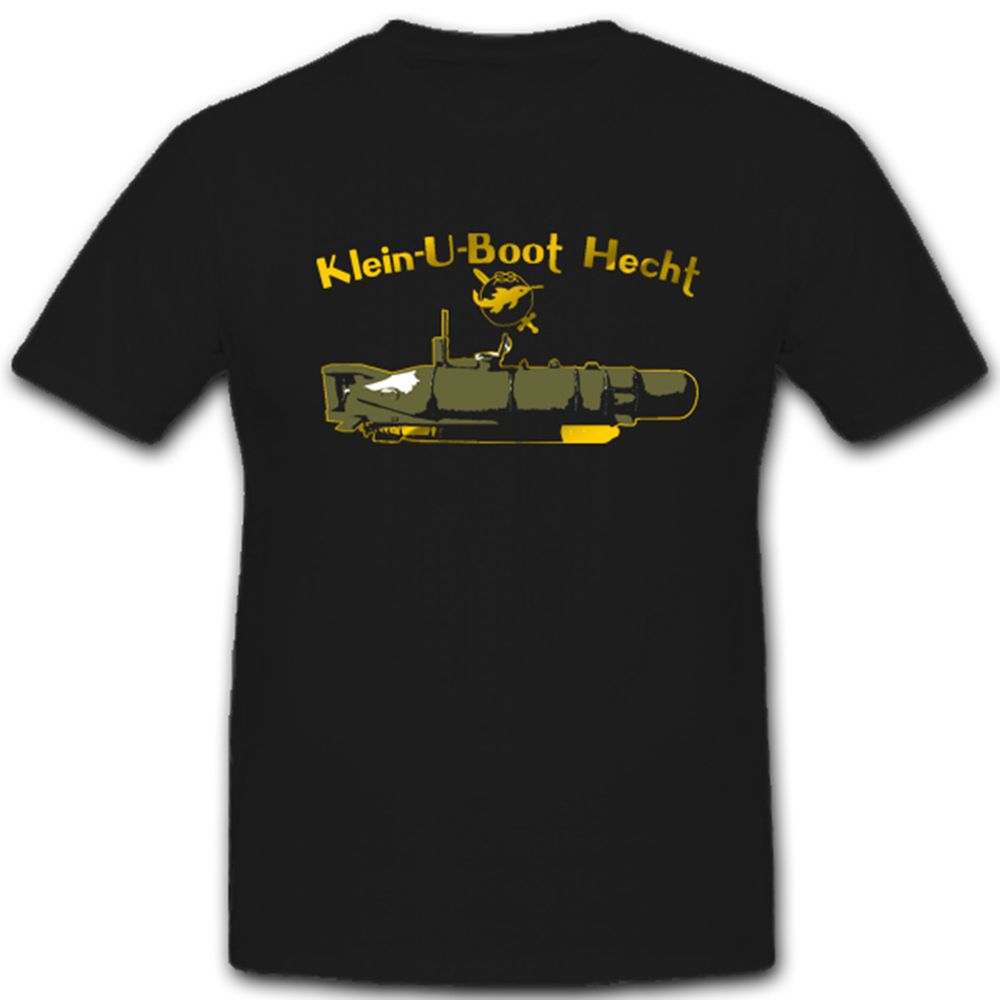 Klein - U-Boot Hecht Marine WK 2 Kleinkampfmittel Torpedo - T Shirt #4632