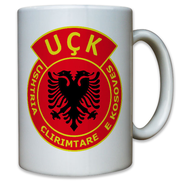 UCK UÇK Ushtria Çlirimtare e Kosovës paramilitärische Organisation Tasse #10580