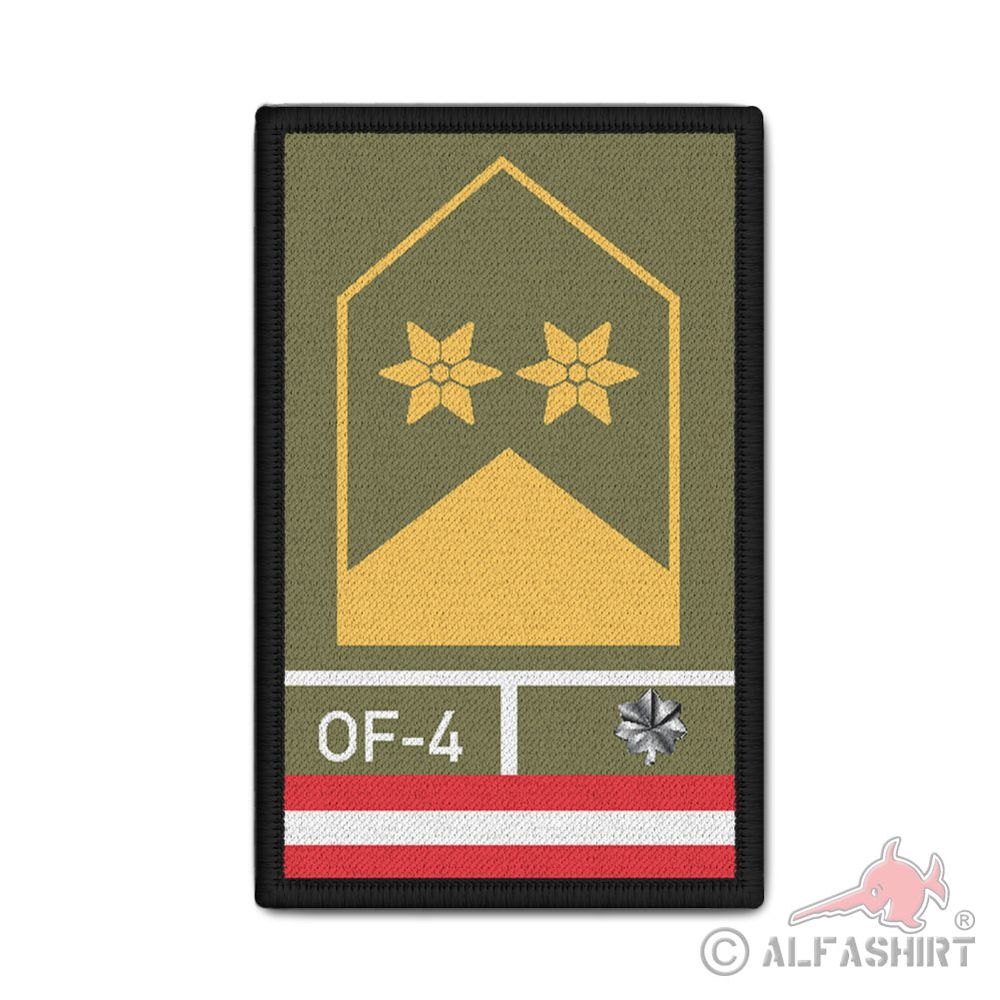 Rank Patch Bundesheer Oberstleutnant Dienstgrad Österreich 9,8 x 6cm#37112