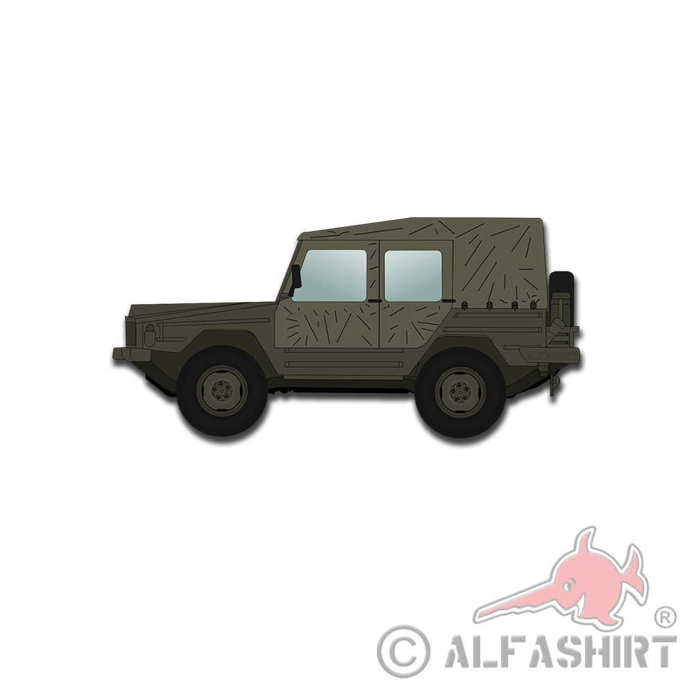 3D Rubber Iltis PVC Patch Iltis Bombardier Typ 183 Geländewagen 9cm#37073