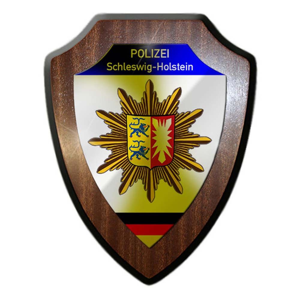 Wappenschild Polizei Schleswig-Holstein Wappen Abzeichen Kiel Dienstzeit #23081