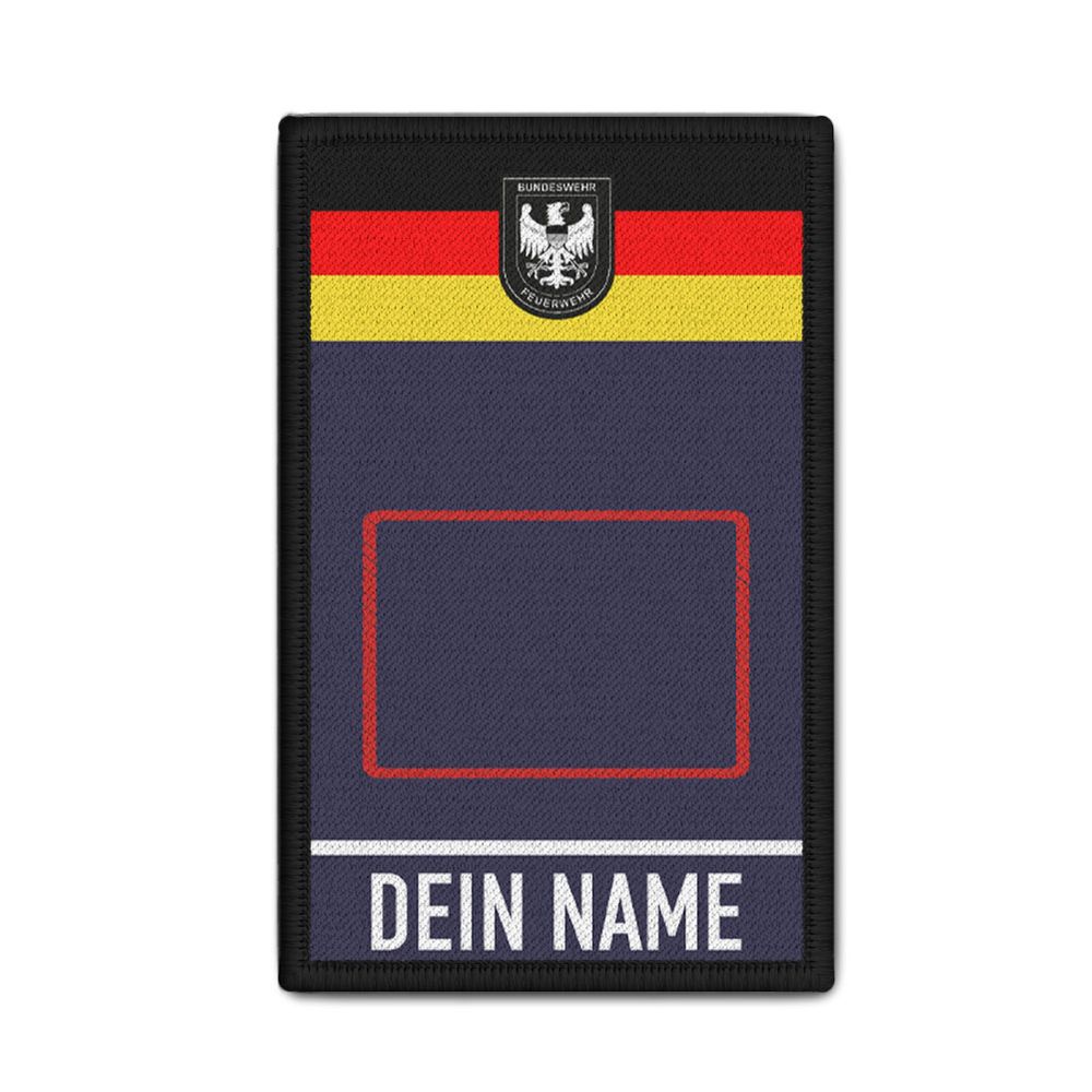 Rank Patch personalisiert Bundeswehrfeuerwehr Brandmeisteranwärter #43558
