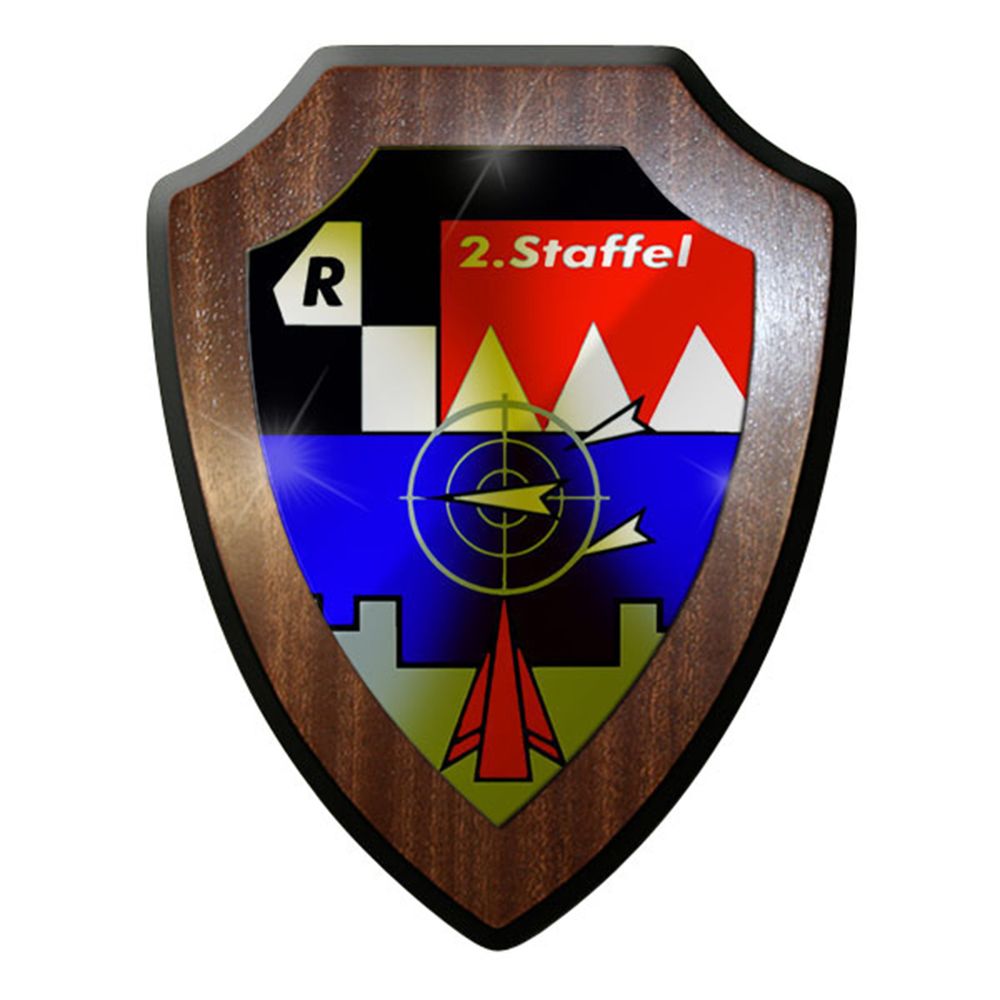Wappenschild / Wandschild -FlaRakGrp 23 2Staffel Flugabwehr Gruppe #12672
