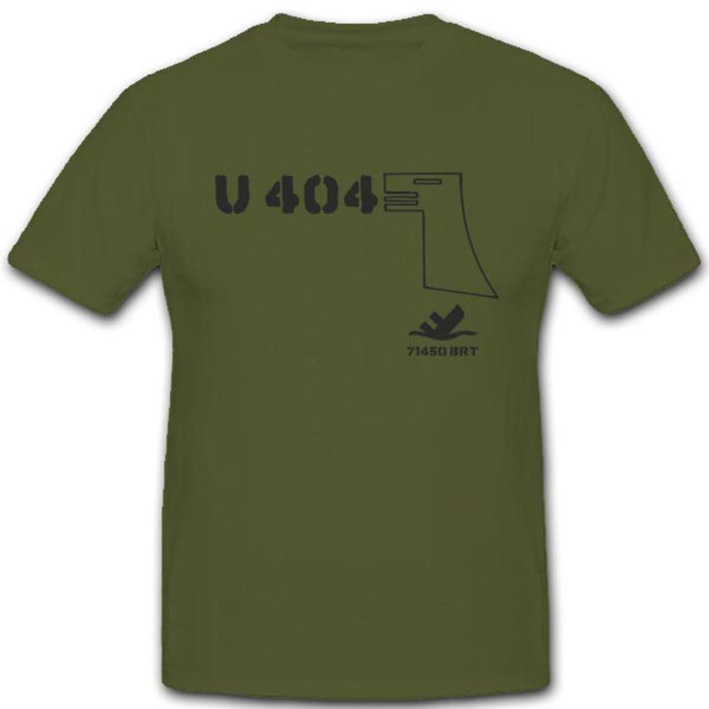 Uboot U404 Militär Marine Untersee Schlachtschiff Unterseeboot - T Shirt #3124