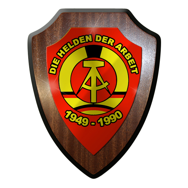Wappenschild - DDR deutsche demokratische Republik Helden der Arbeit #9273