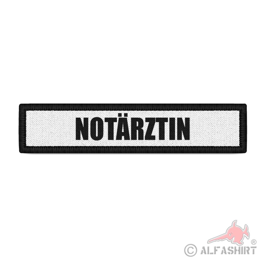 Patch Notärztin NA Sanitäter Aufnäher Streifen Ärztin Beruf Lebensretterin#40353