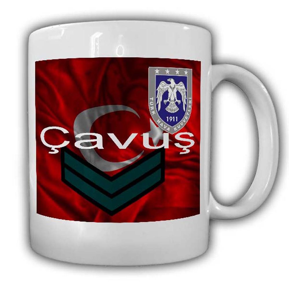 Türk Hava Kuvvetleri CavusTasse Militär Türkei Dienstgrade Einheit Rang #22679