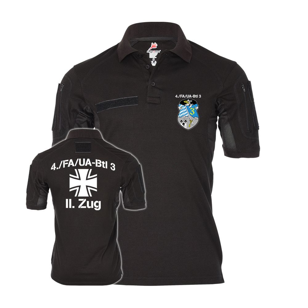 Tactical Polo 4 FA-UA Btl 3 II Zug Unteroffizieranwärterbataillon T-Shirt #33152