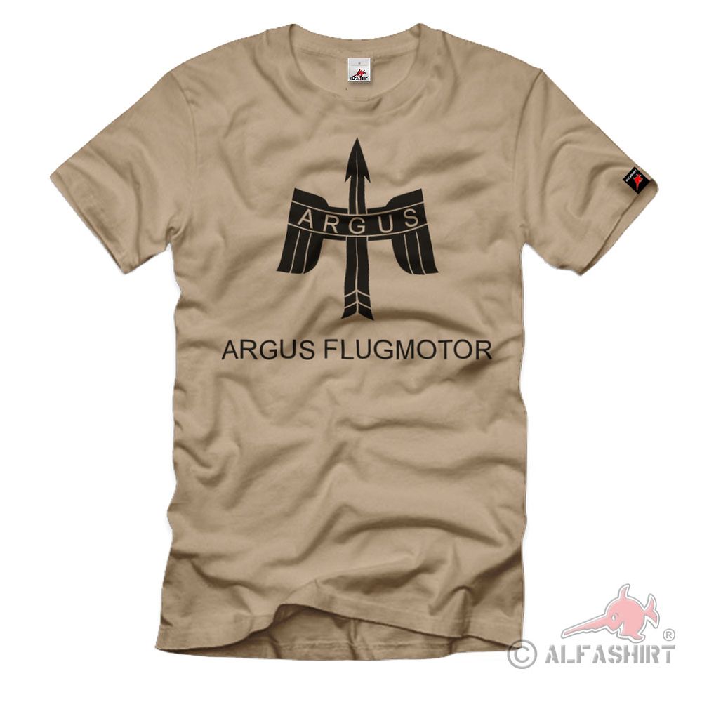 Argus Motoren Flugmotoren Wappen Flugzeug Motor Emblem Motor Werk T-Shirt#32311