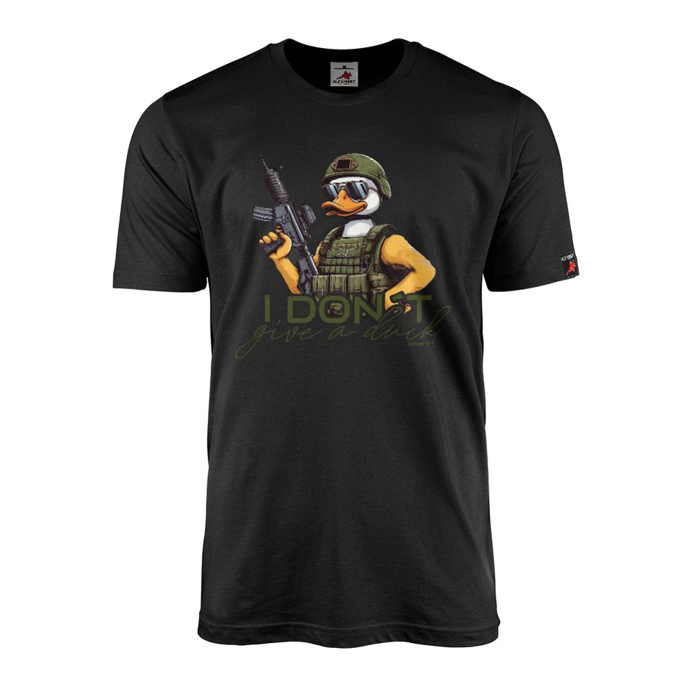 I dont give a Duck Duck Soldier Fun Humor Tactical Bundeswehr T-Shirt #46227