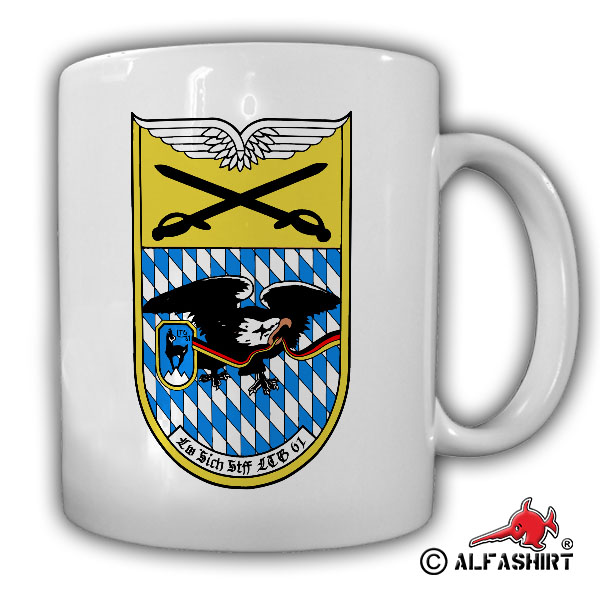 Sicherungsstaffel LTG 61 Luftwaffe Wappen Lufttransportgeschwader Tasse #15157