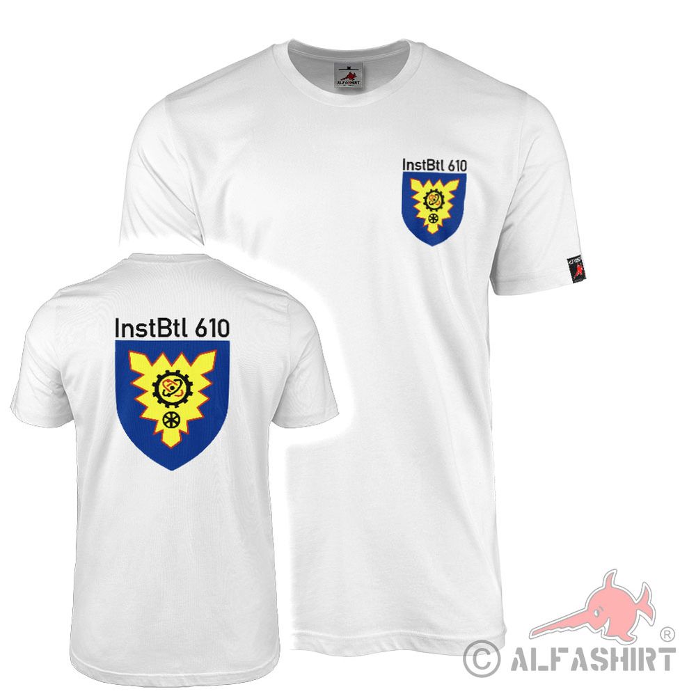 T-Shirt InstBtl 610 Versorgungsbataillon Flugkörper 660 Albersdorf #44474
