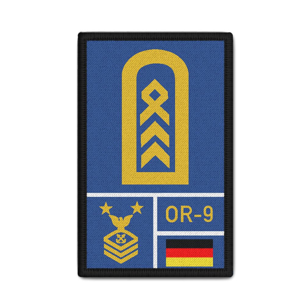 Rank Patch Bundeswehr Heer Luftwaffe Marine Navy Blau #BW-Patch