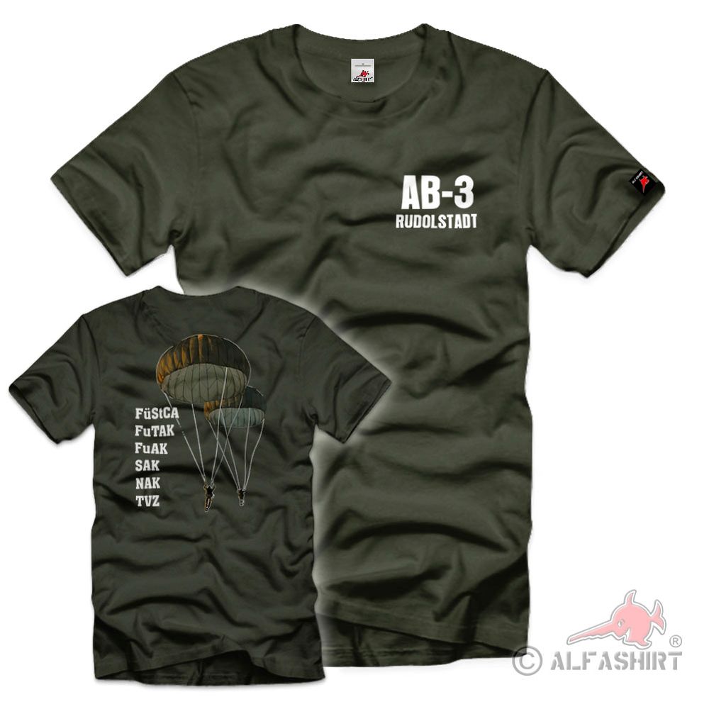 AB-3 Rudolstadt NVA FüStCa FuTAK SAK NAK TVZ Reconnaissance DDR T-Shirt #3920