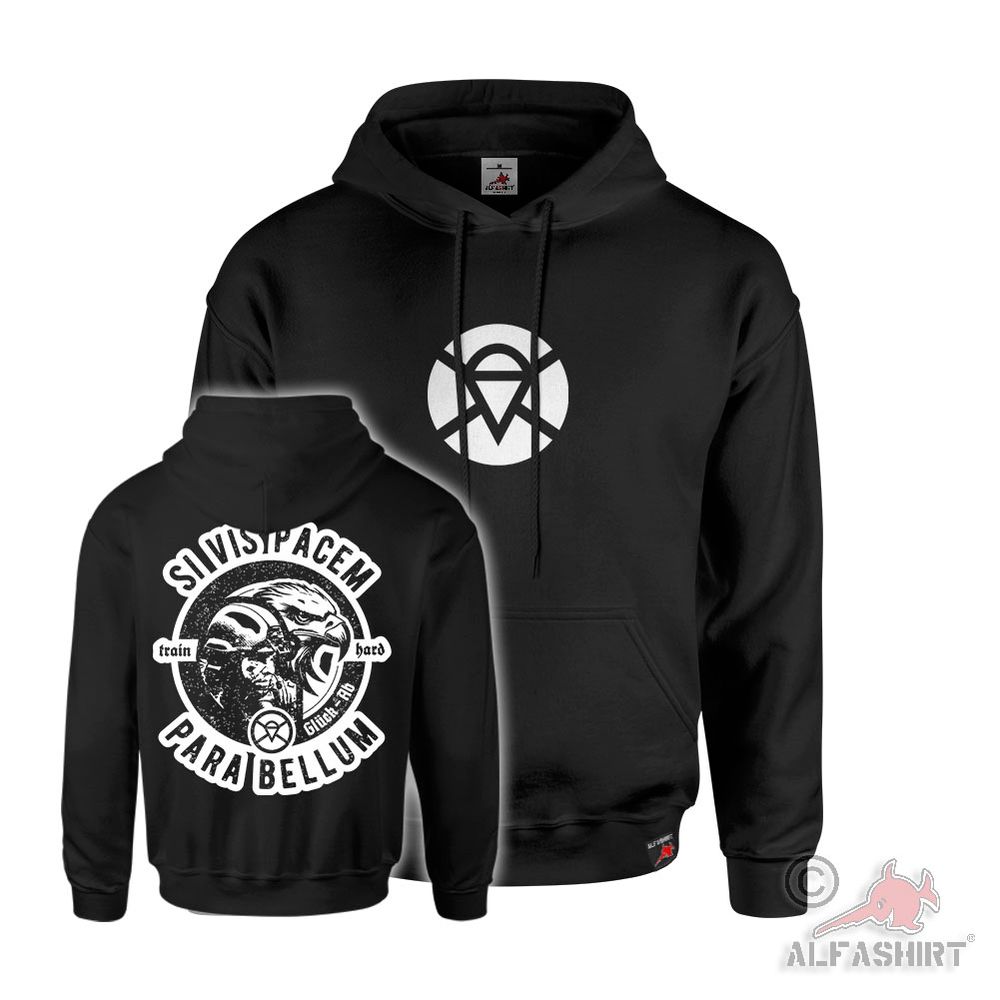 Hoodie Paratrooper Bundeswehr Si vis pacem para bellum Eagle Pullover#45910