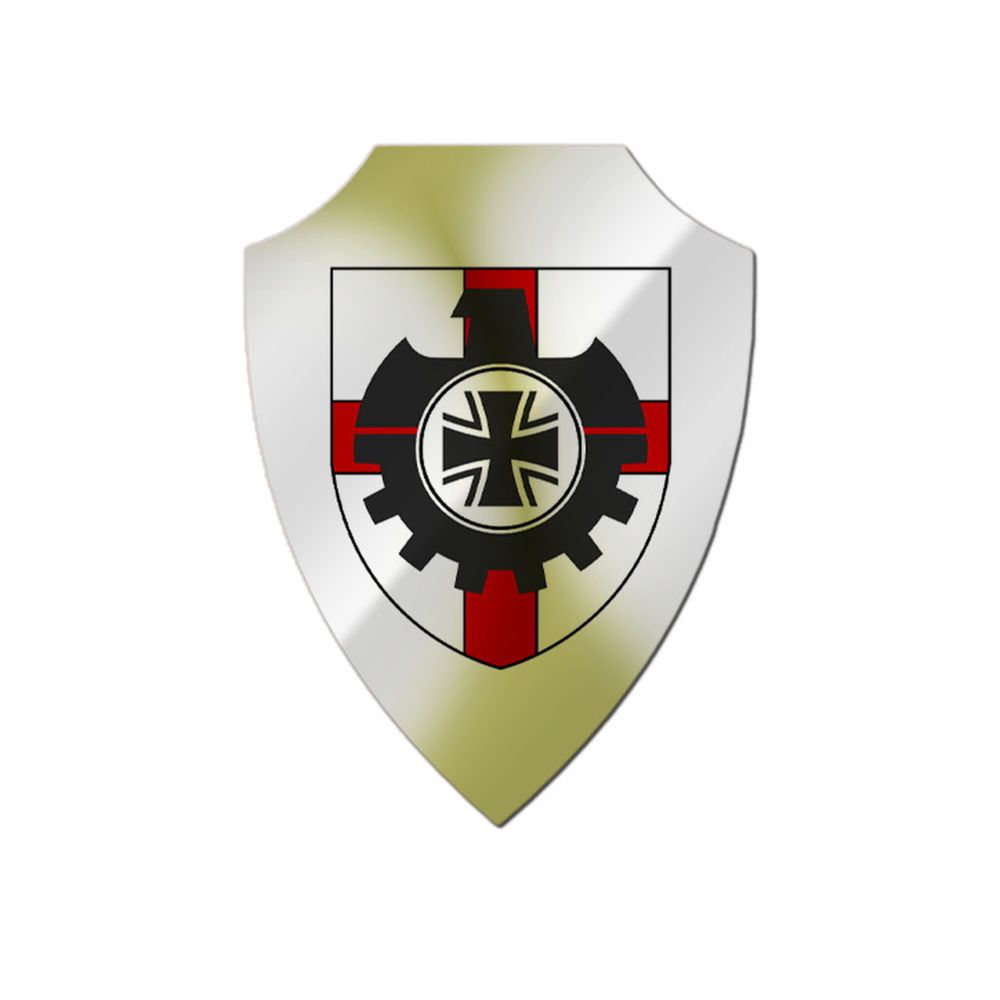 Aluschild  BAAINBw Wappen Ausrüstung Informationstechnik Bundeswehr BW #46362