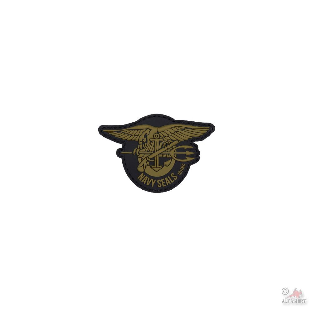 Navy Seals Patch Sniper Team Three Alfashirt Airsoft 4x7 cm#26732