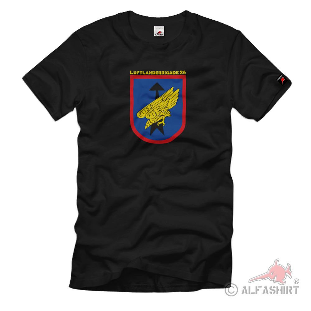 Luftlandebrigade 26 LLBrig 26 Saarluis Dso Wappen - T Shirt #2876