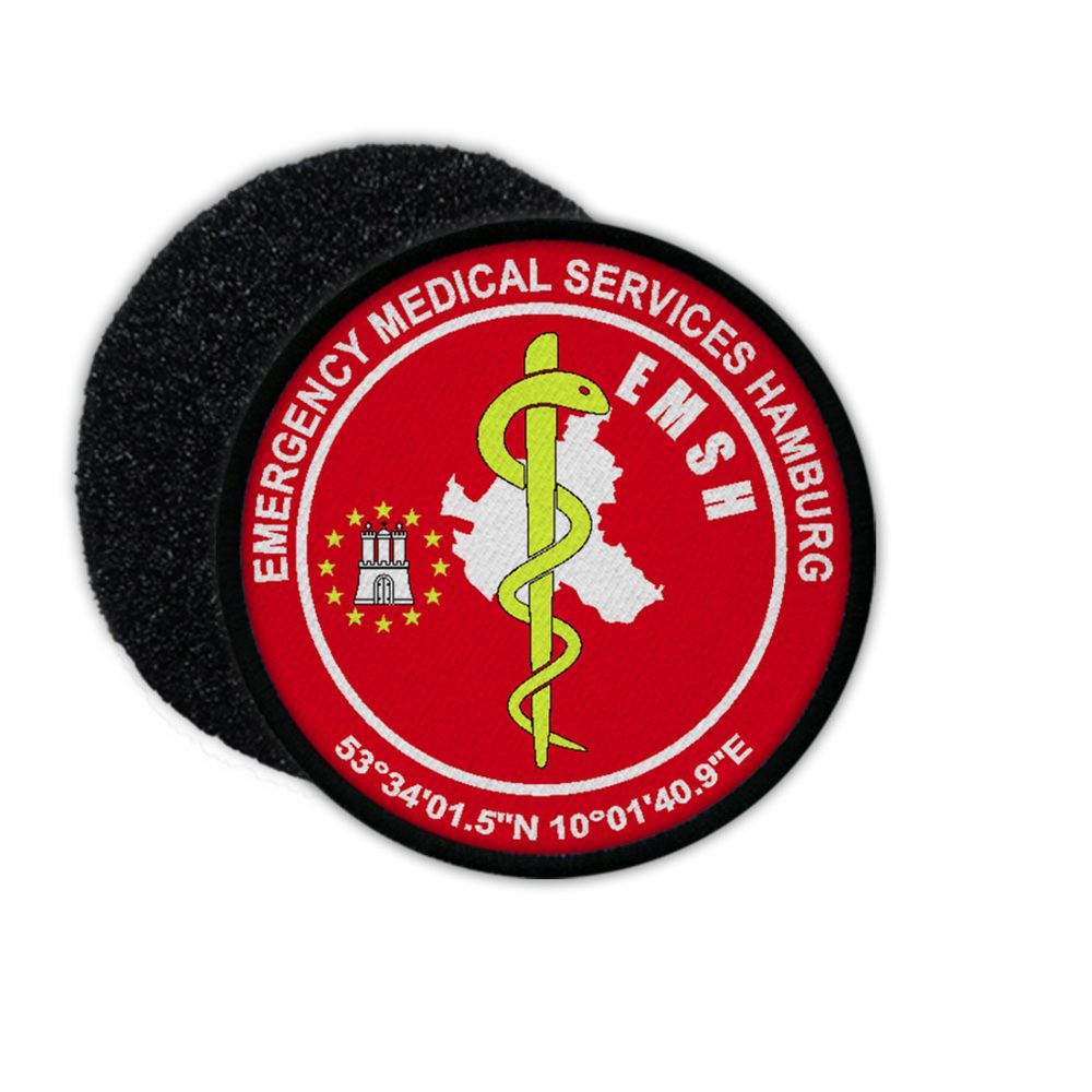 Patch EMSH ambulance service Hamburg medic Hanseatic city port Michael # 33054