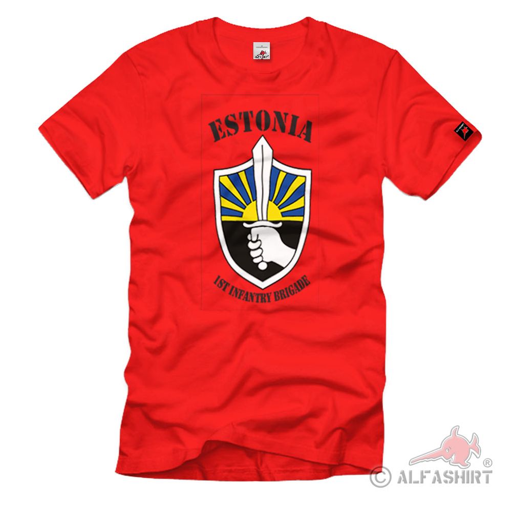 1st Infantry Brigade Estonia Infanterie Armee Verteidigungskräfte T-Shirt #1191