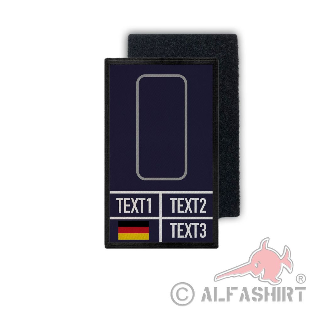 Rank Patch Brandoberinspektor Anwärtet Dienstgradabzeichen 9,8x6cm #36197