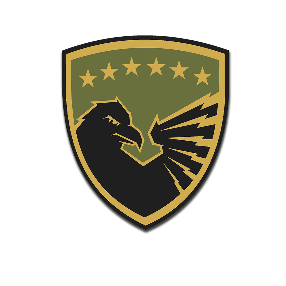 Kosovo Army Coat of Arms Security Forces Kosovar Army Ushtria 6x7xcm A5540